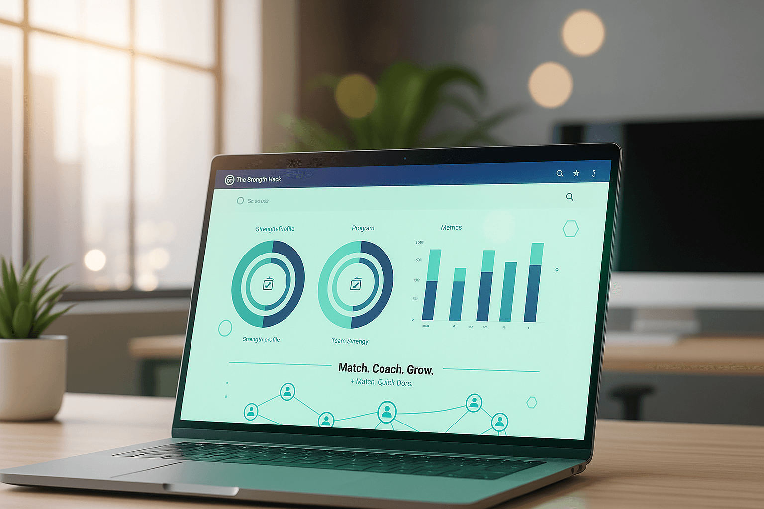 Hero dashboard illustration