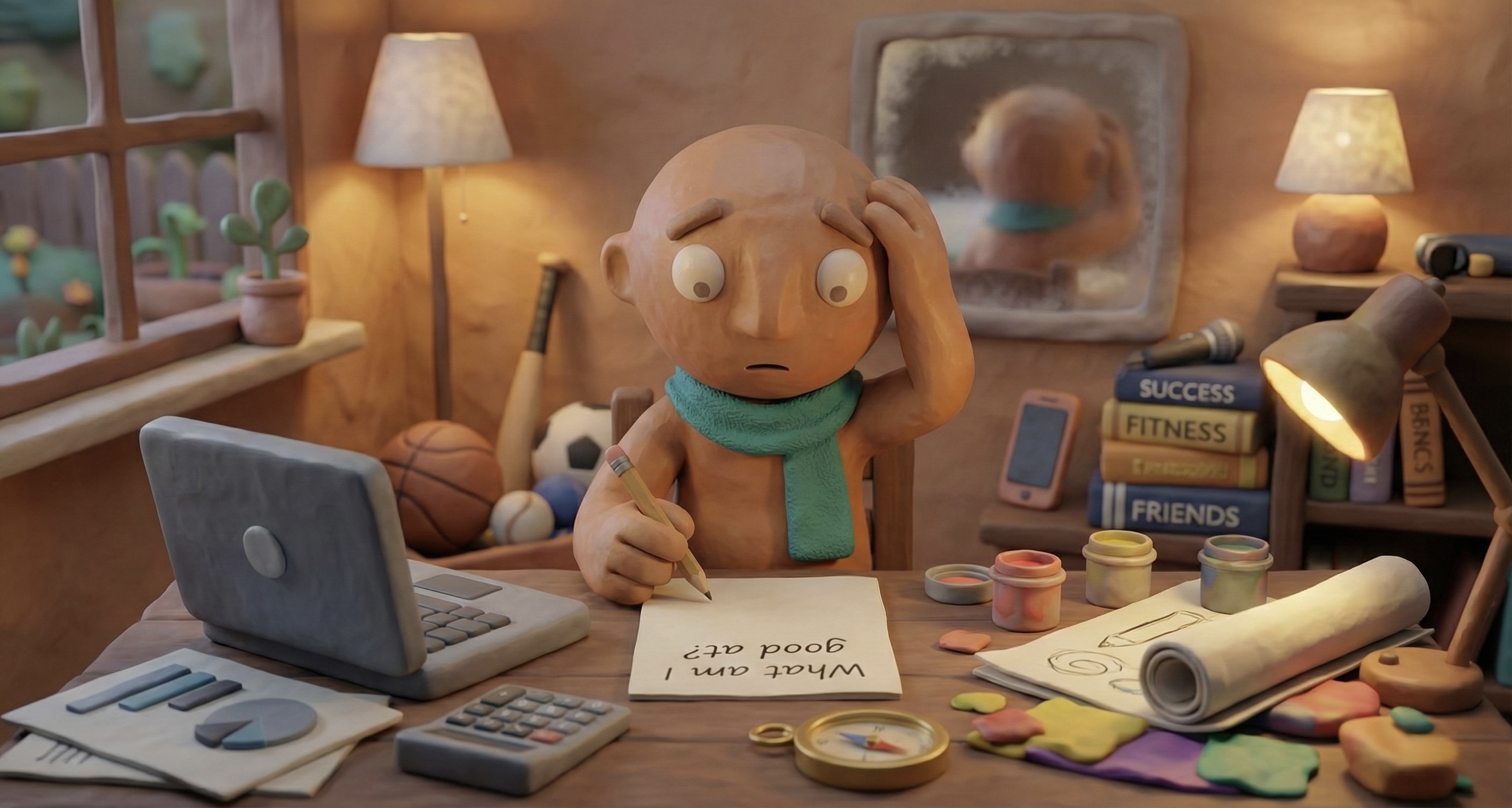 Milo the fox character illustrating the story